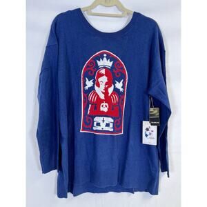 Torrid X Disney Princess Framed Blue Snow White Chiffon Bow Pull Over 1x